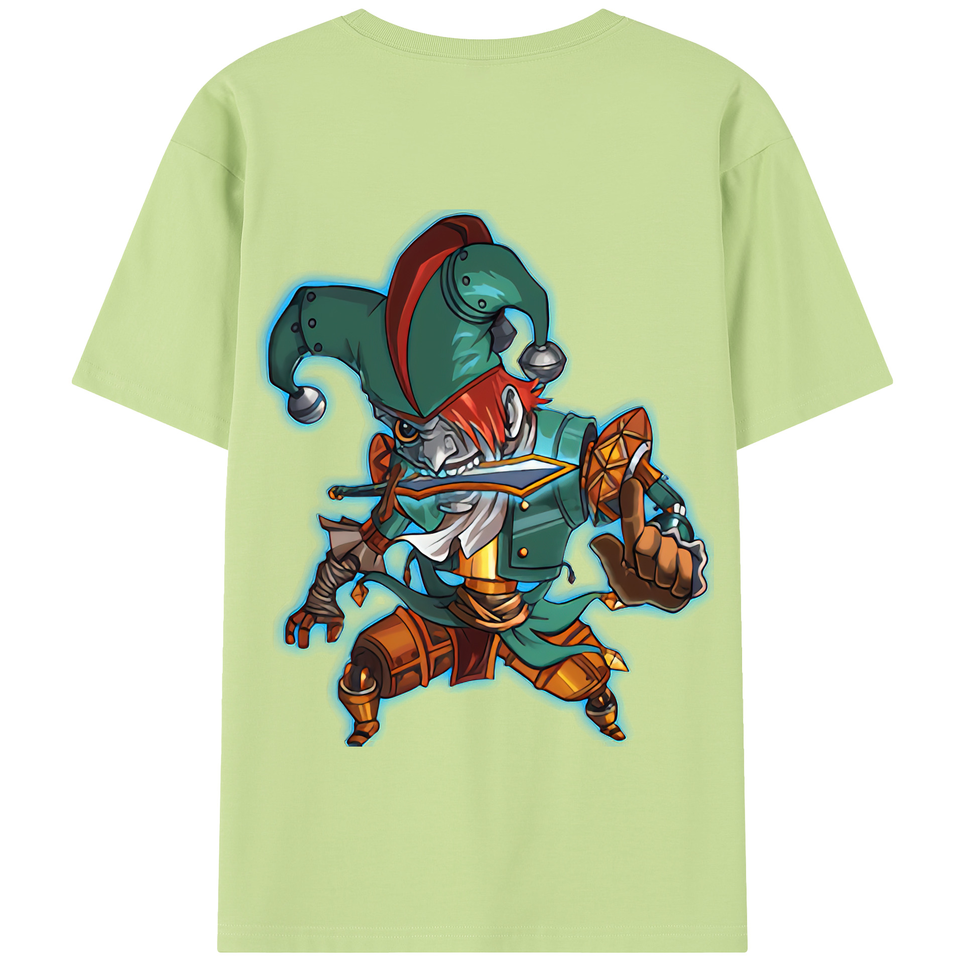 リーグ・オブ・レジェンド League of Legends LOL 綿100％半袖Tシャツ（背面プリント）